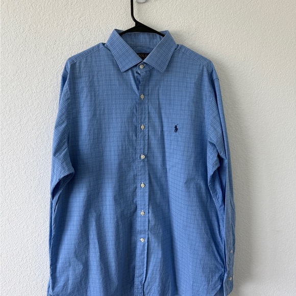 Ralph Lauren Blue Casual Button Down Shirt - Picture 1 of 8